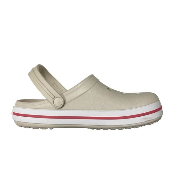 CROCS Crocband Cream and Pink Water Shoes with Ventilation Holes Size 9 women’s - Picture 5 of 8